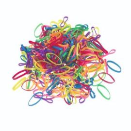 Sibel Fluo Rainbow Elastic 500pc